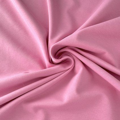 Tričkovina s lycrou Gold - Ružová pink