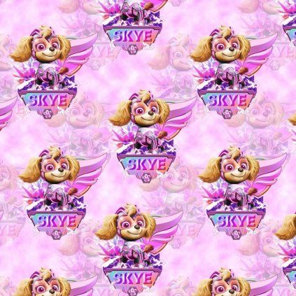 Teplákovina digital - Paw Patrol Skye