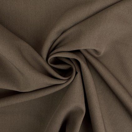 Keper Twill elastický "4 -way" - Hnedá čokoládová
