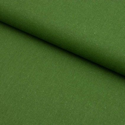 Bavlna jednofarebná - Zelená forest