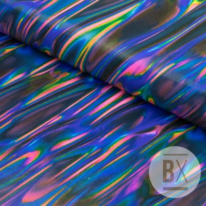 Plavkovina vzorovaná - FLUXIA UV multicolour