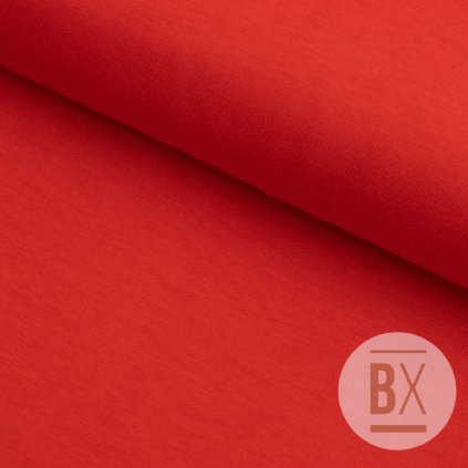 Tričkovina jednofarebná - Červená