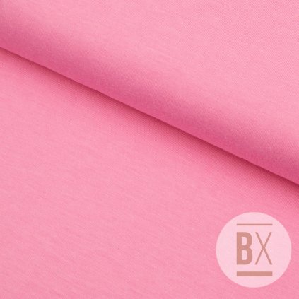 Tričkovina jednofarebná - Ružová pink