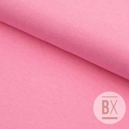 Tričkovina s lycrou - Ružová pink