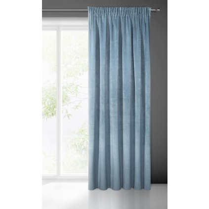 ZÁVES RIA NA PÁSKE 140X270 CM MODRÁ