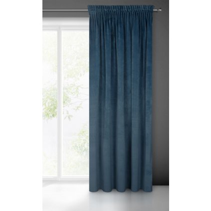 22462 hotovy zaves villa na paske 140x270 cm modra navy