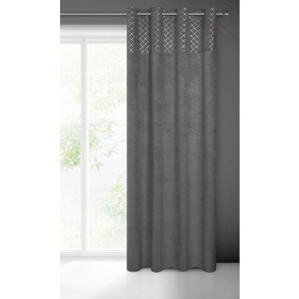 ZÁVES WALLNUT 140X250 CM TMAVOSIVÁOVÁ