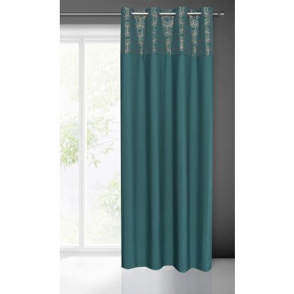 ZÁVES DAFNE 140X250 CM TYRKYSOVÁ