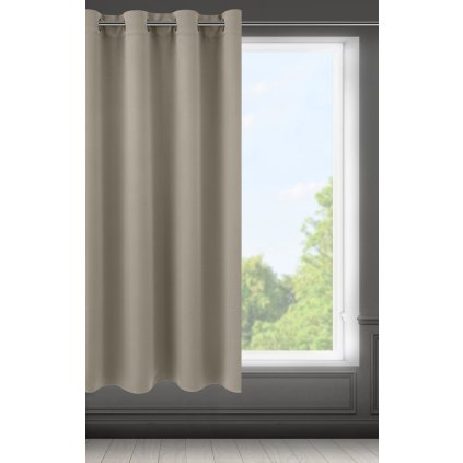 ZÁVES LOGAN 140X175 CM TMAVOBÉŽOVÁ