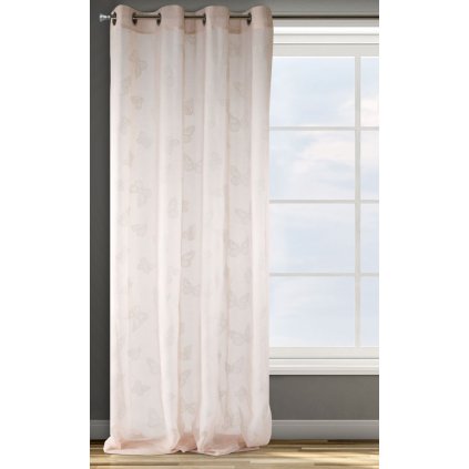 ZÁVES DESIGN91 MARIPOS 140X250 CM RUŽOVÁ