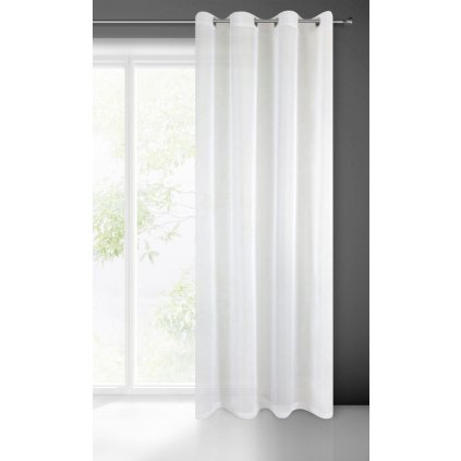 ZÁCLONA LUCY 140X250 CM BIELA