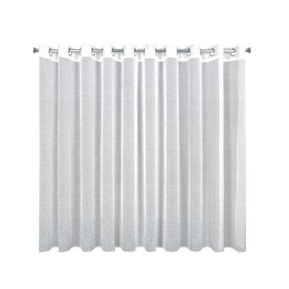 ZÁCLONA MOLLY 350 X 150 CM BIELA