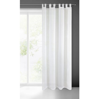 ZÁCLONA LUCY 140X250 CM BIELA