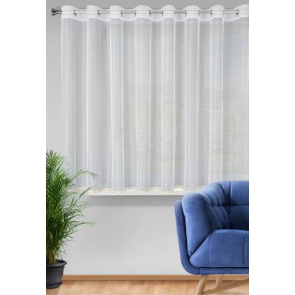 ZÁCLONA VIVIAN 300X150 CM BIELA