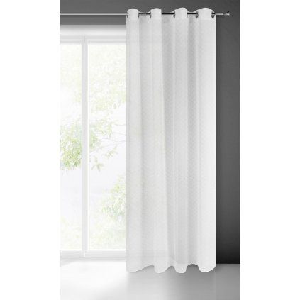 ZÁCLONA CLAUDIA 140X250 CM BIELA