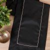 15124 12 obrus madele 40 x 180 cm cierny