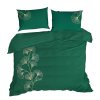 POSTEĽNÁ SÚPRAVA VÝŠIVKA2 160X200 CM, 2 KS. 70X80 CM ZELENÁ