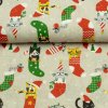 Bavlna vzorovaná - Vianoce Čižmičky
