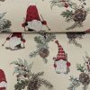 Gobelín Vianoce - Lurex škriatkovia na režnom