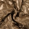 Prešívaná vetrovkovina FABRIS - Hnedá bronzová metalická