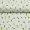 Bavlna Organic - Jarné kvietky na maslovom