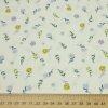 Bavlna Organic - Jarné kvietky na maslovom