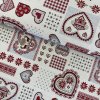 Gobelín Premium - Patchwork srdcia