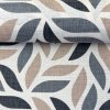 Loneta vodeodolná - Grey Leaves Pattern