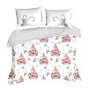 VIANOČNÉ POSTEĽNÉ OBLIEČKY CANDY 160X200 70X80/X2 BIELE