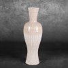 VÁZA EDNA 17X56 CM KRÉMOVÁ