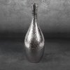 VÁZA ERNA 17X50 CM STRIEBORNÁ