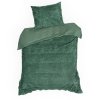 POSTEĽNÉ OBLIEČKY D91 TIFFANY 220 X 200 CM TMAVOZELENÉ