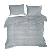 POSTEĽNÉ PRÁDLO FLANO 220X200 70X80/X2 CM SIVÉ