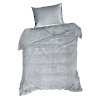 POSTEĽNÉ PRÁDLO FLANO 220X200 70X80/X2 CM SIVÉ