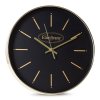 HODINY GIFT 30X4X30 CM ČIERNE