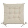 VODEODOLNÝ PODSEDÁK GARDEN S PREŠÍVANÍM 40X40X5 KRÉMOVÝ