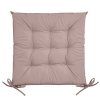 VODEODOLNÝ PODSEDÁK GARDEN S PREŠÍVANÍM 40X40X5 PÚDROVÝ
