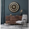DEKORATÍVNE HODINY 81 ⌀ 76X8CM ČIERNE