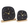 DEKORATÍVNE HODINY 107306 17X5X17CM ČIERNE