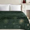 VIANOČNÁ DEKA 28 150X200CM TMAVOZELENÁ