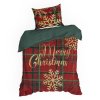 VIANOČNÉ POSTEĽNÉ OBLIEČKY ESTRELLA 220X200CM 70X80CM/X2