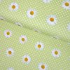 Bavlna digital - Harmanček na zelenom