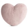 VANKÚŠ HEART 45X45CM PÚDROVÝ