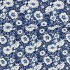 Bavlna digital - Kvety modré
