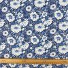 Bavlna digital - Kvety modré