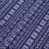Bavlna ľudový vzor - Čičmany modrá tmavá