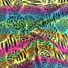 Plavkovina vzorovaná - Rainbow animal print