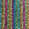 Plavkovina vzorovaná - Rainbow animal print