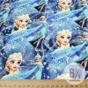 Teplákovina digital - Frozen Elsa modrá