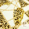 Teplákovina digital - Leopard Chain